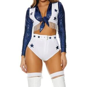 NEW Forplay Dallas Cowboys Cheerleader Costume Size XS Small